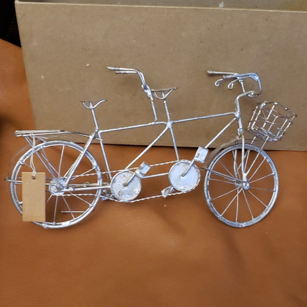 New metal bicycle home decor